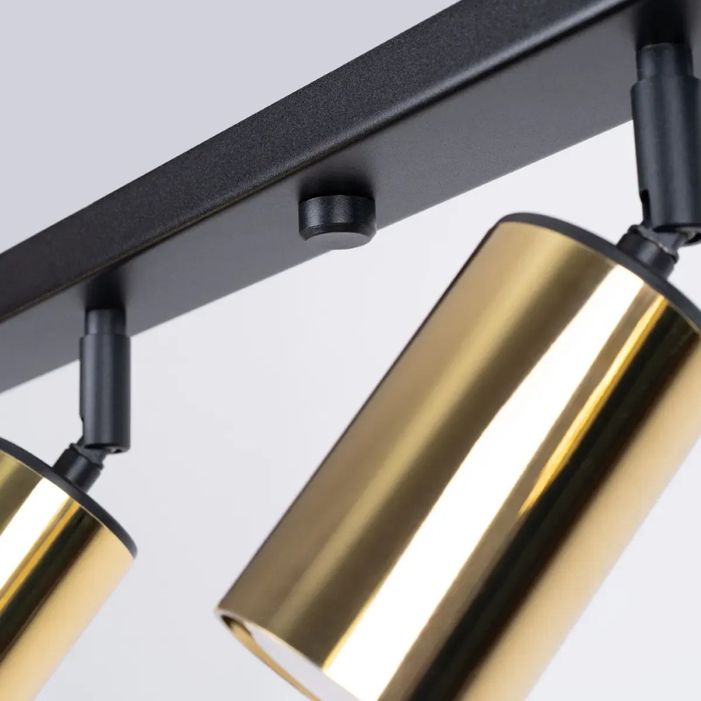 Listwa oświetleniowa WINX 6L czarna/złota SOLLUX  LIGHTING