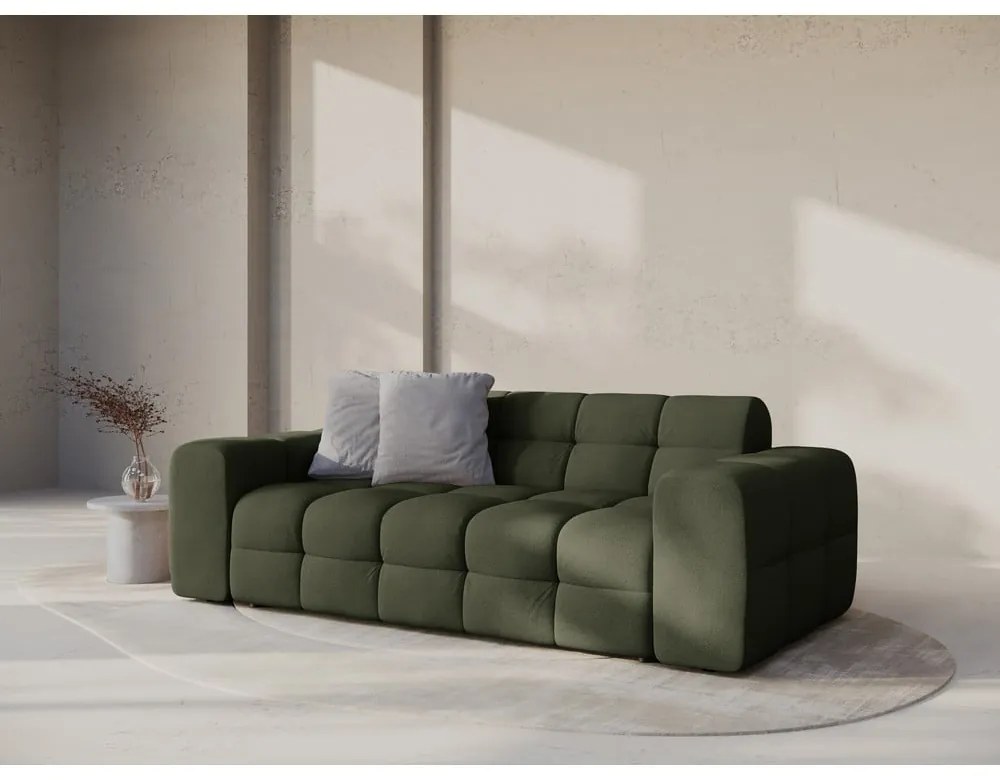 Zielona sofa 222 cm Kendal – Micadoni