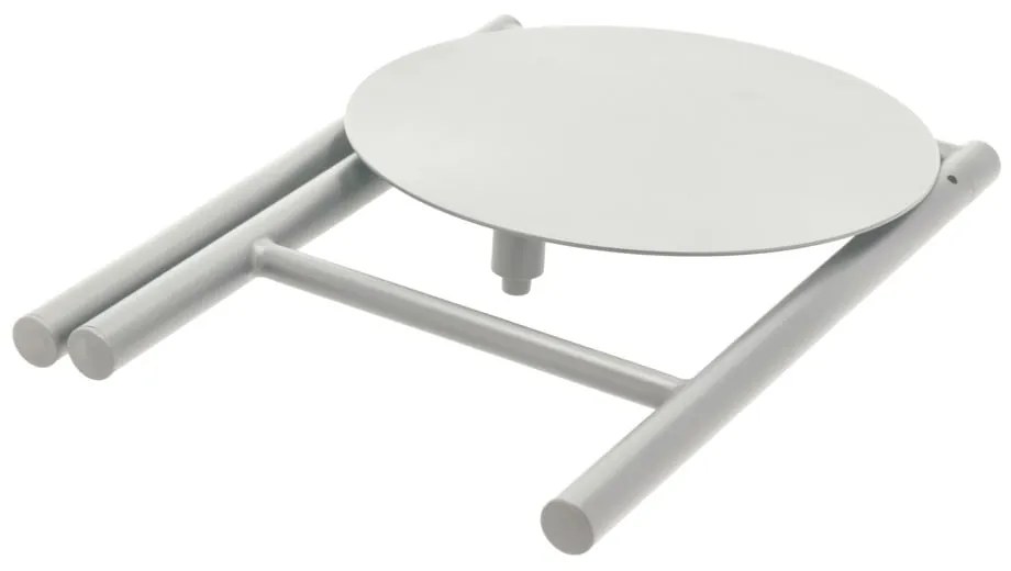 Biały metalowy stołek Disc – Zone