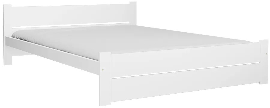 Łóżko IKAROS DOUBLE 120 x 200 cm, białe Stelaż: Ze stelażem listwowym rolowanym, Materac: Materac Sommera