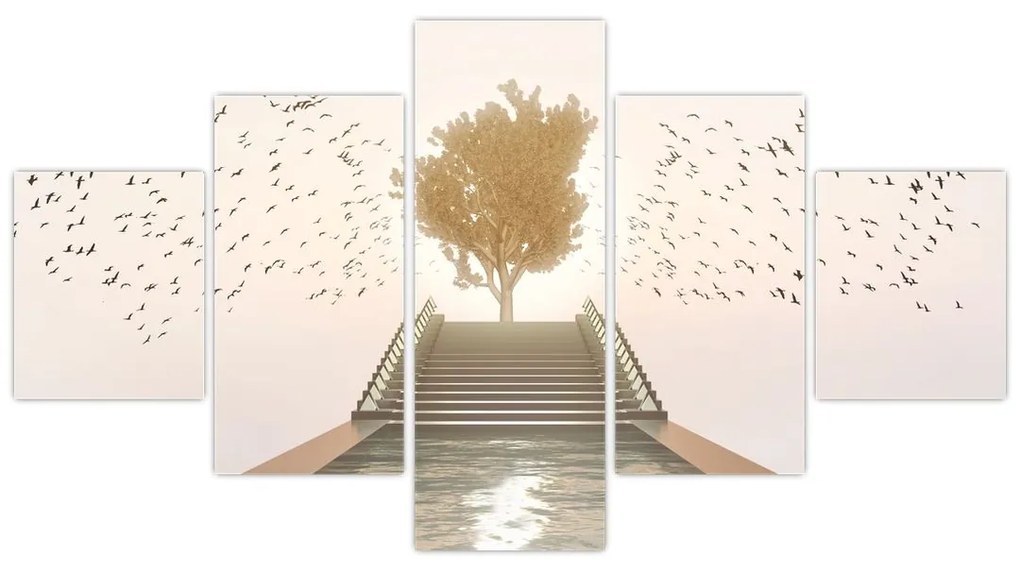 Obraz - Most do nieznanego (125x70 cm)