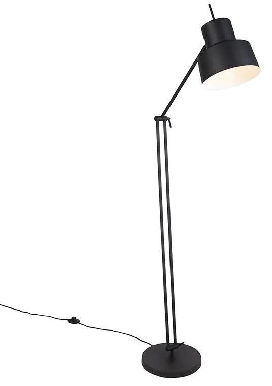 Lampa podłogowa w stylu Retro czarna - Chappie Retro Oswietlenie wewnetrzne