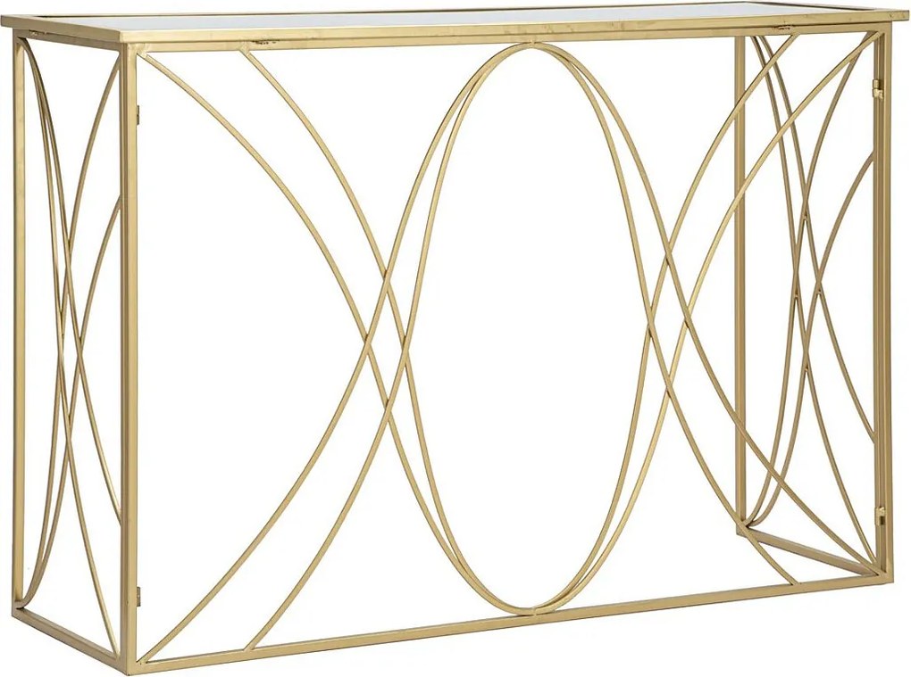 Stolik Konsolowy VKH627, Złoto, 120x40x80 cm, Kendra Home