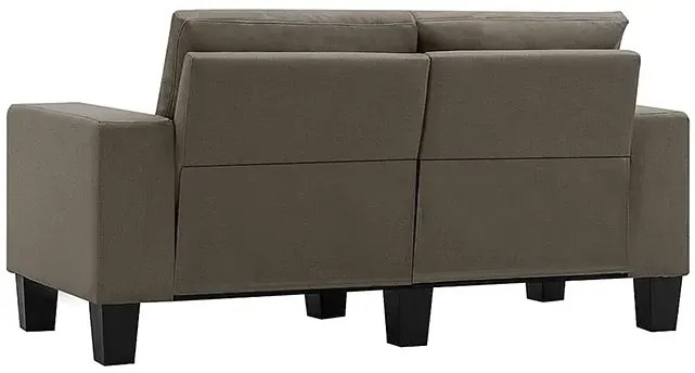 2-osobowa sofa taupe z podłokietnikami W3-F85