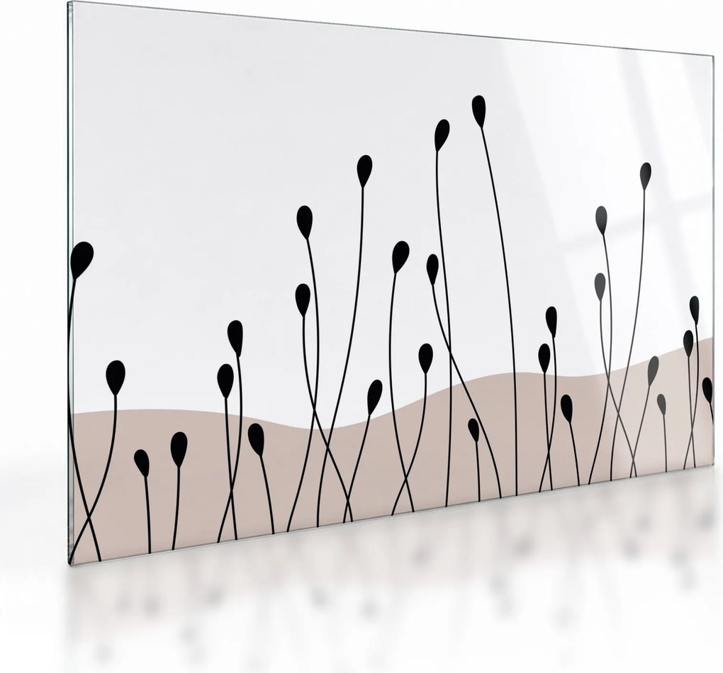 Obraz na szkle - Łąka graficzna N⁰1 (70x50 cm)