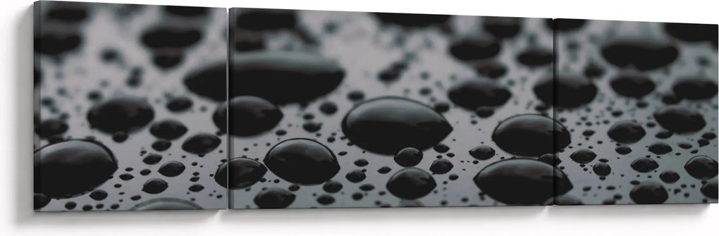 Obraz kropli wody (170x50 cm)
