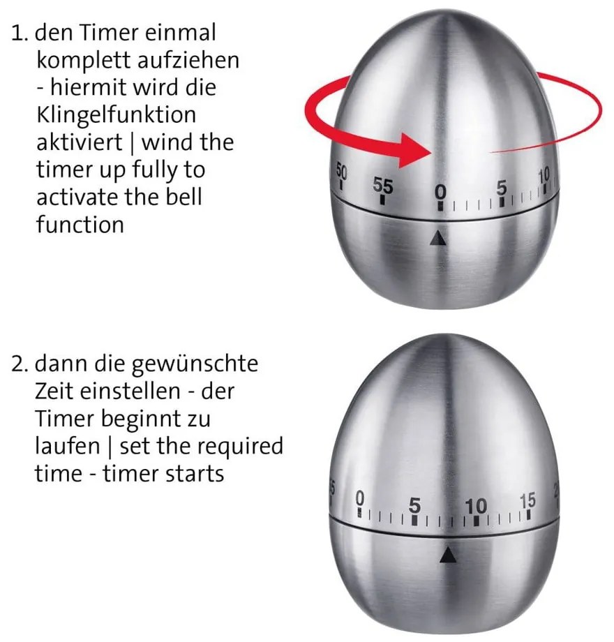 Minutnik w kolorze srebra Tempus – Westmark