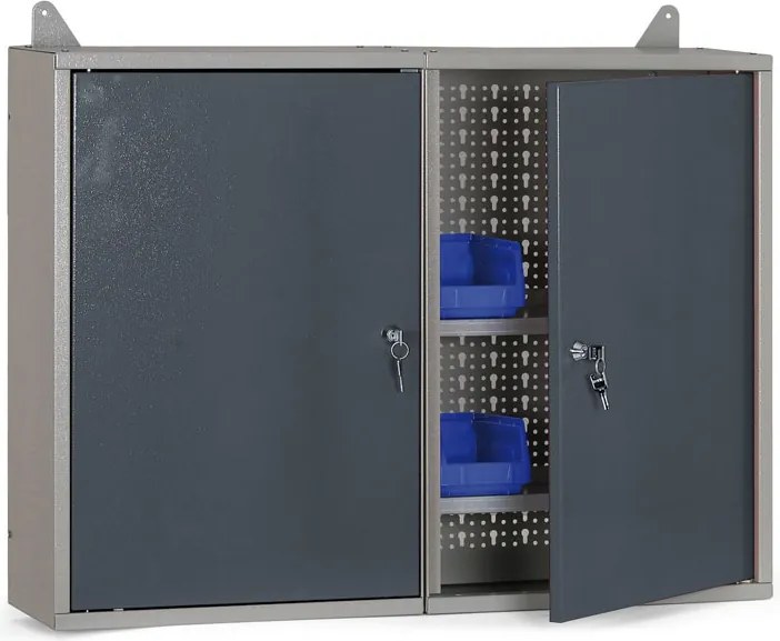 Szafka wisząca G1, 600 x 800 x 200 mm, 2 drzwi, perforowana