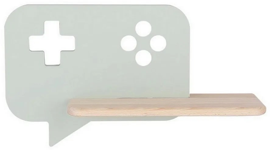 Kinkiet dziecięcy LED z półką CONSOLE LED/5W/230V zielony