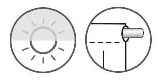 Biała roleta rzymska 60x145 cm – Sehlbach