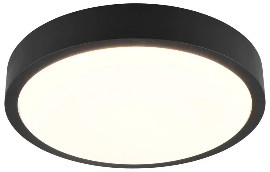 Czarna lampa sufitowa LED ø 40 cm Iseo – Trio