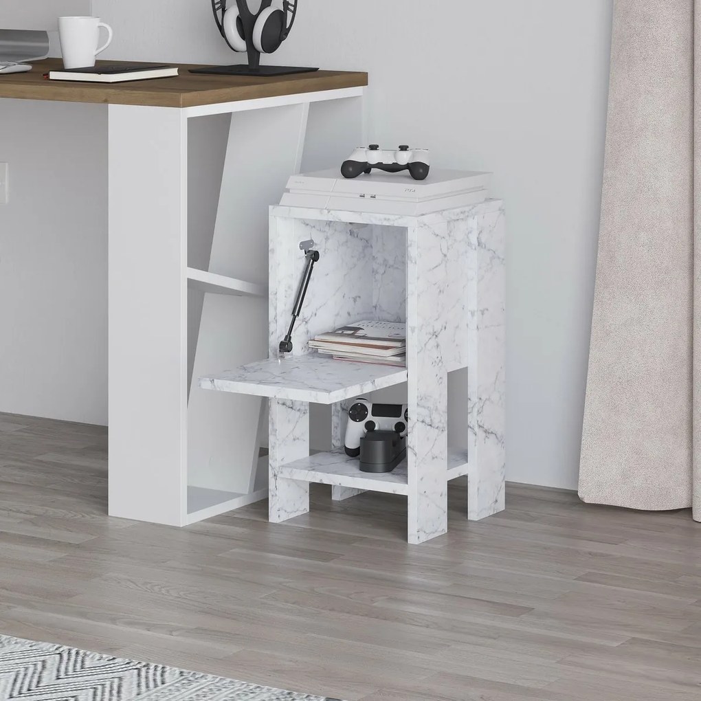 Szafka nocna Ema Carrara Marble