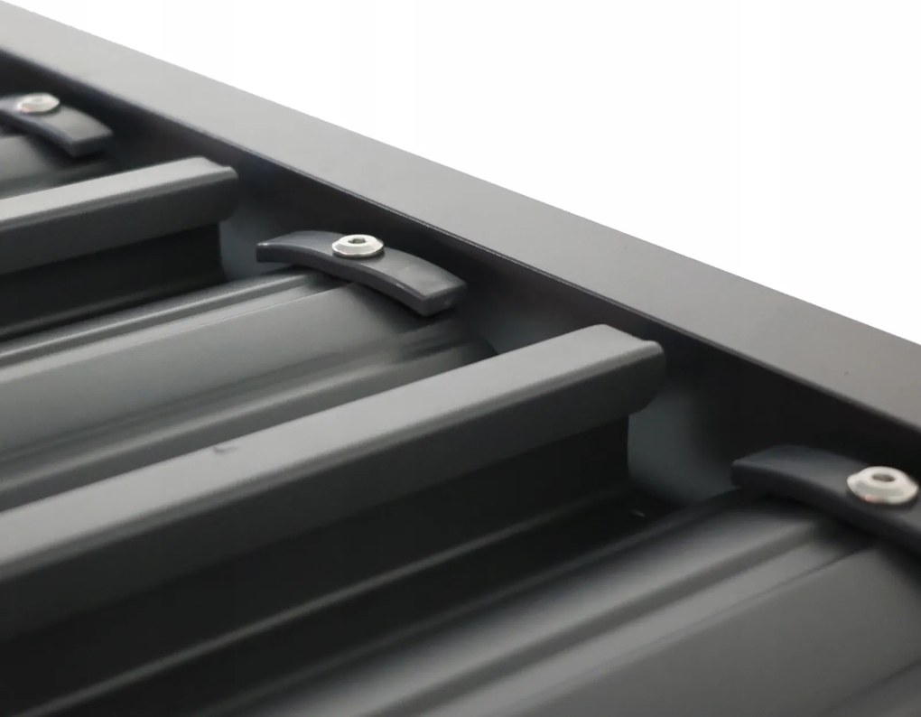 Pergola ogrodowa lamelowa 3x3 m antracyt XT-3653S regulowany dach