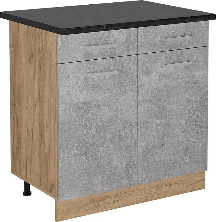 Szafka dolna do kuchni beton 80x60x81.6 r-line