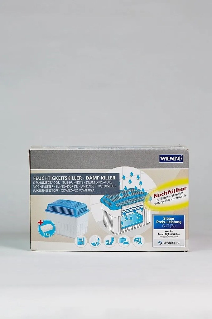 Pochłaniacz wilgoci, osuszacz powietrza + wkład 1 kg, WENKO