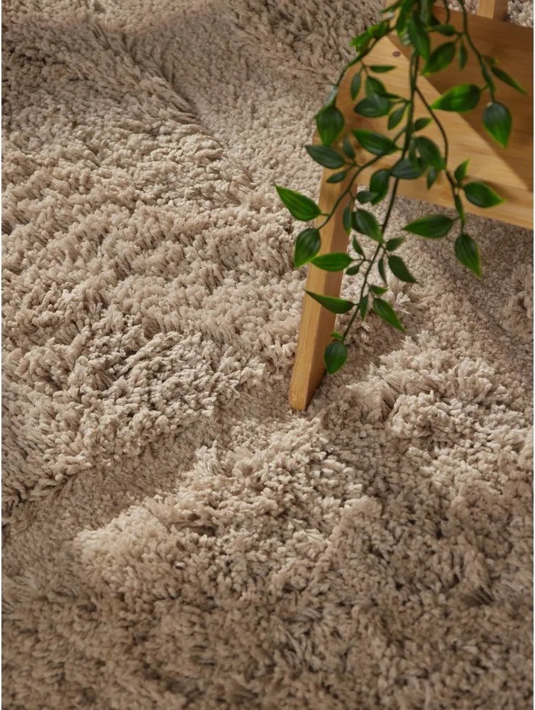 Beżowy okrągły dywan tkany ręcznie ø 160 cm Lambeth Jasper – Ted Baker