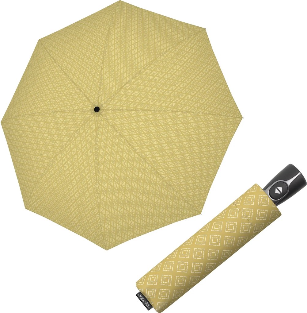 Doppler Fiber Magic Calm yellow damski parasol automatyczny