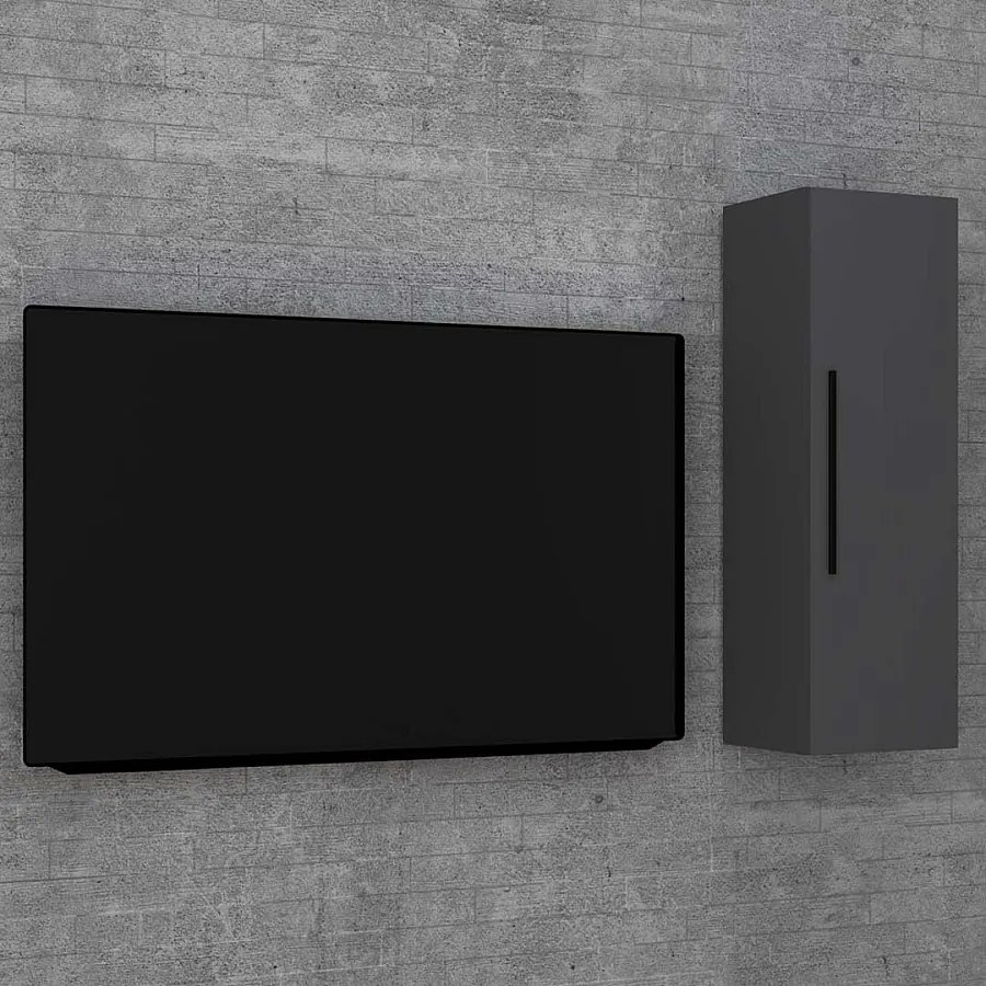 Drewniana półka ścienna Szafka ścienna Arila LS