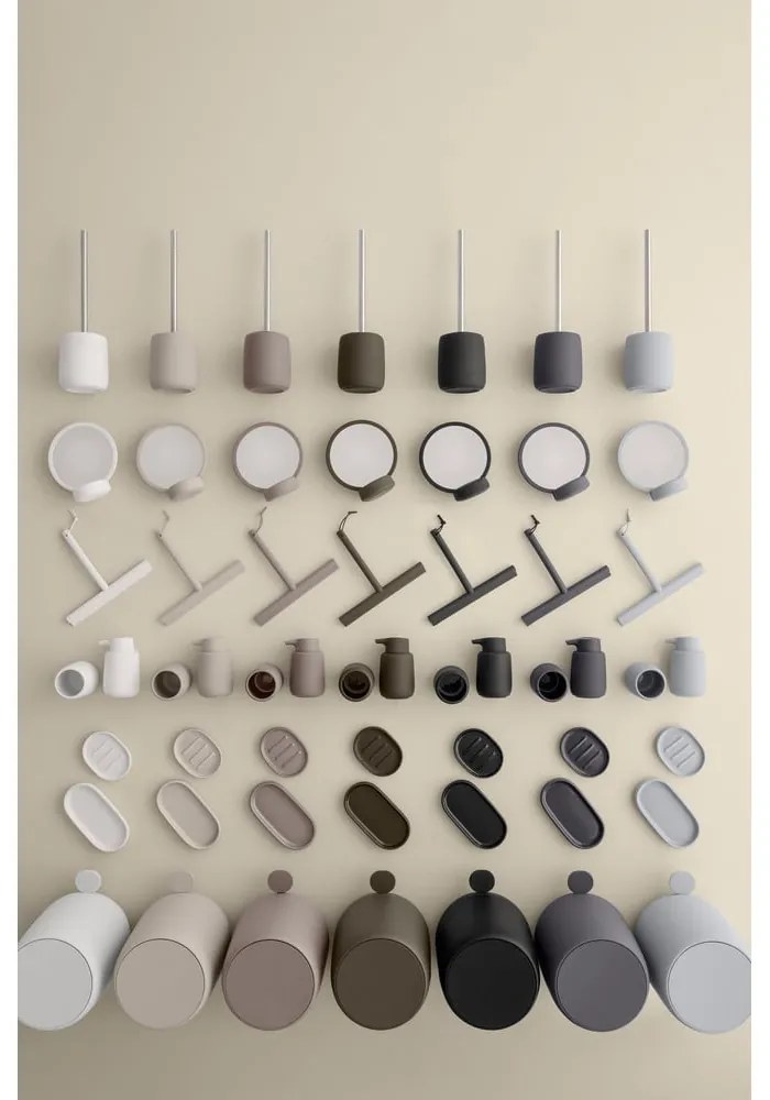 Jasnoszary ceramiczny organizer łazienkowy – Blomus