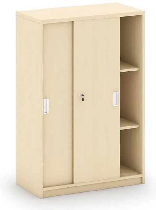 Szafa przesuwna MIRELLI, 800 x 400 x 1200 mm, brzoza