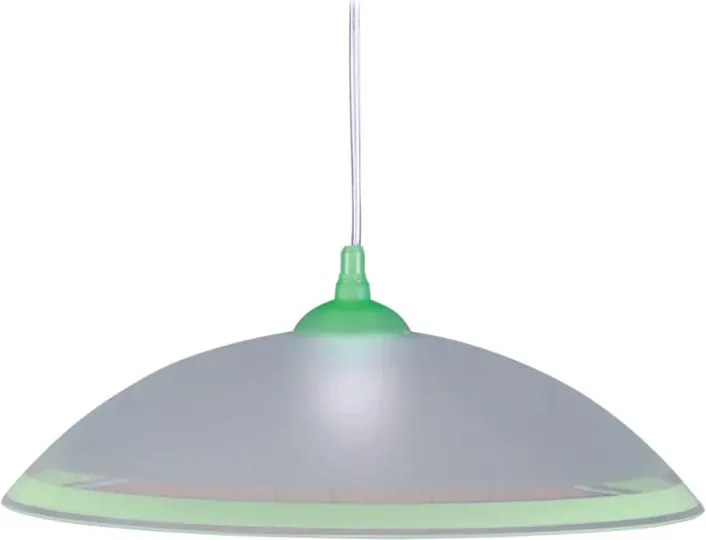 Biało-zielona lampa wisząca do kuchni - S563 D4-P25