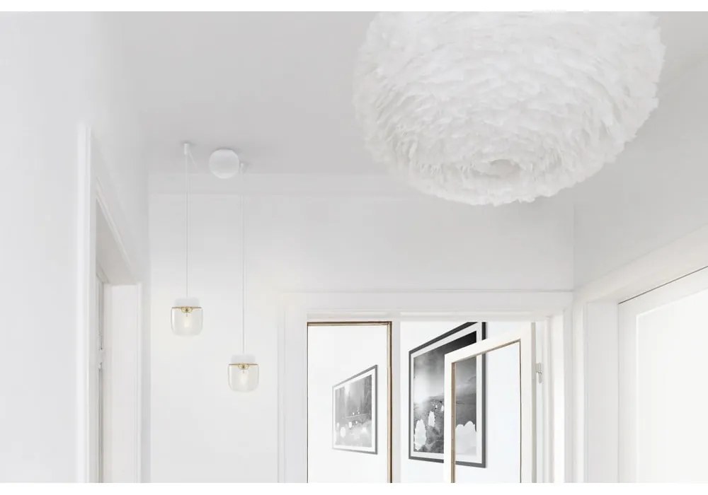 Biały podwójny kabel wiszący do lamp UMAGE Cannonball