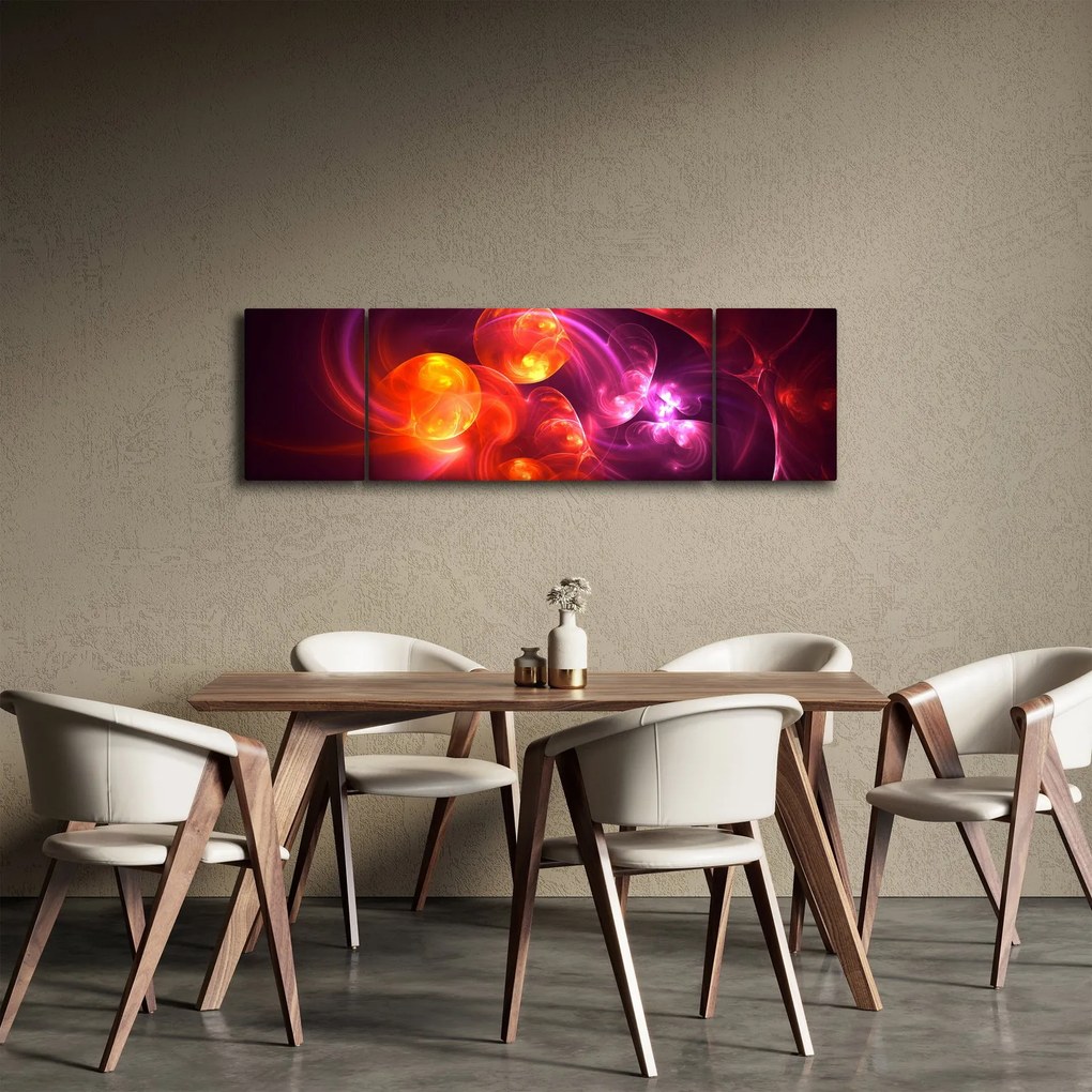 Obraz nowoczesnej abstrakcji (170x50 cm)