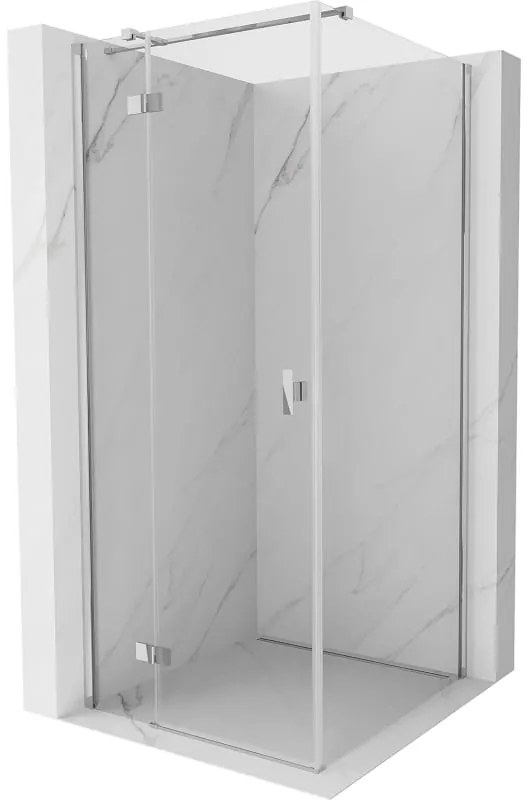 Mexen Mist H T kabina prysznicowa uchylna lewa 95 x 95 cm, transparent, chrom - 8A5T-095-095-01-00-L