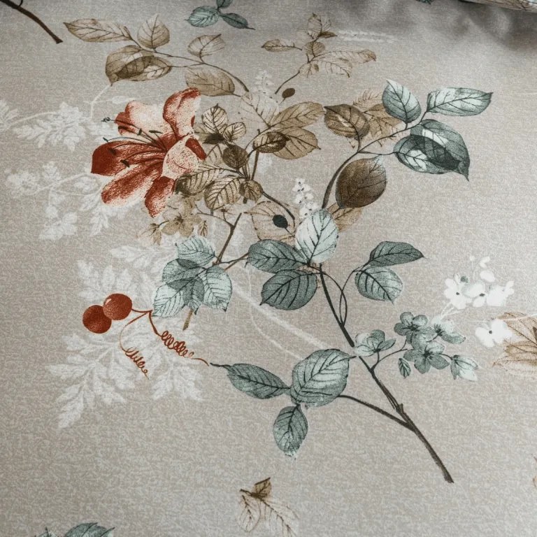 PrzytulneMieszkanie.pl PrzytulneMieszkanie.pl Pościel z mikroflanelu KWIANO szara Rozmiar pościeli: 70 x 90 cm | 140 x 200 cm