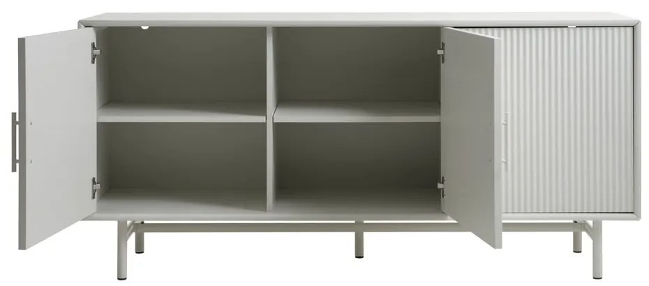 Szara komoda 160x75x45 cm Palma – Unique Furniture