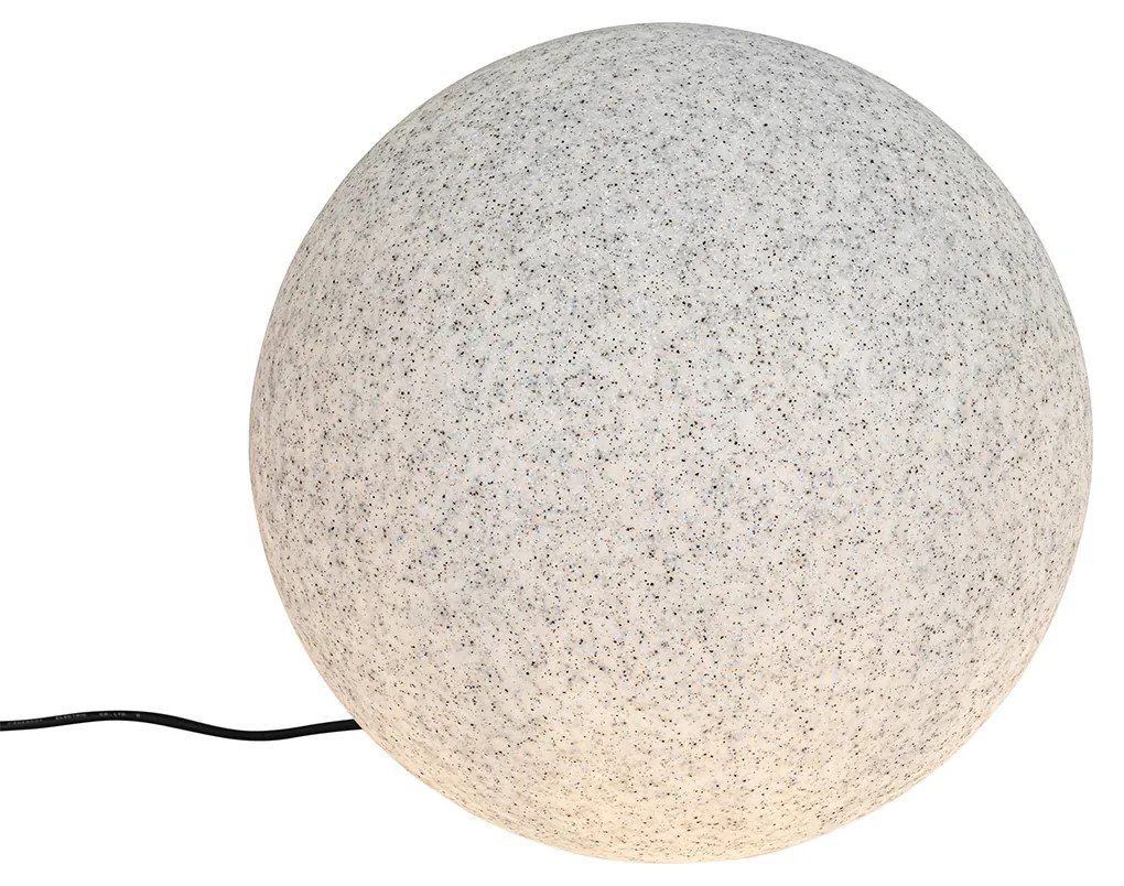 Zewnetrzna Inteligentna lampa zewnętrzna szara 45 cm IP65 z LED - Nura Nowoczesny Oswietlenie zewnetrzne