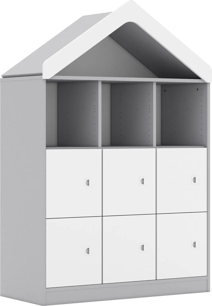 Regał szkolny domek Blox BASE 110 index 3PP-3R-6F1-D