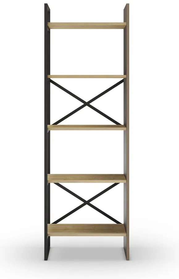Regał w dekorze dębu 58x175 cm Ara – Marckeric