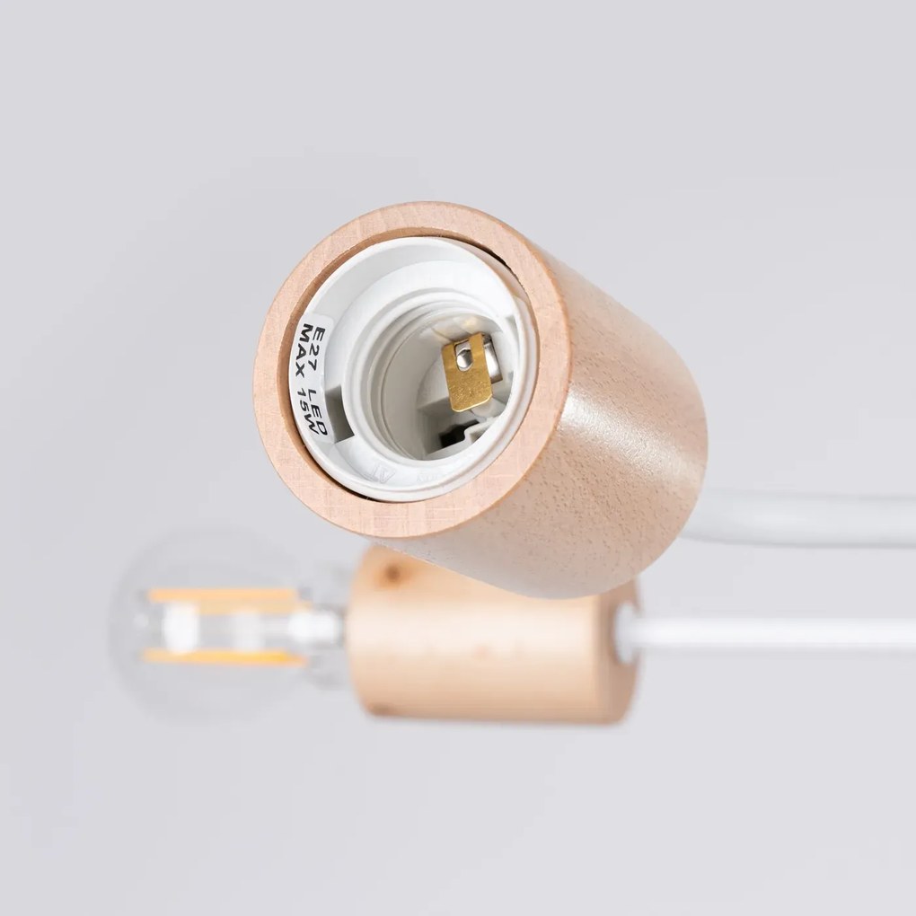 Żyrandol TIMBO 8 biały SOLLUX  LIGHTING