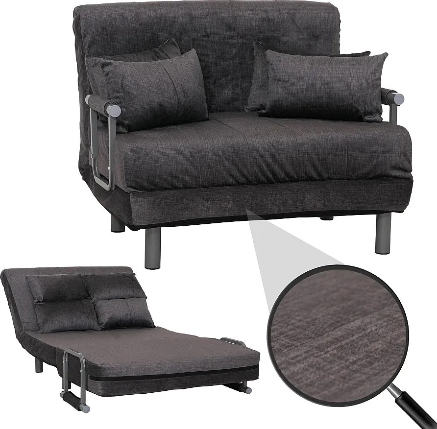 Fotel z funkcją spania MCW-K29,  ciemnoszary