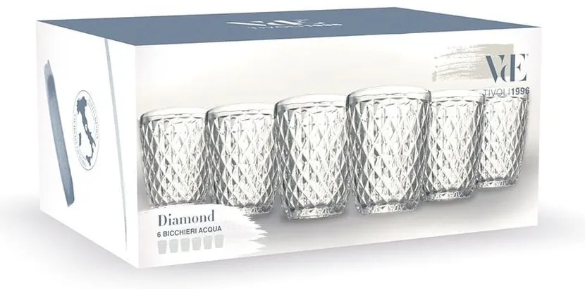 Zestaw 6 szklanek VDE Tivoli 1996 Diamond