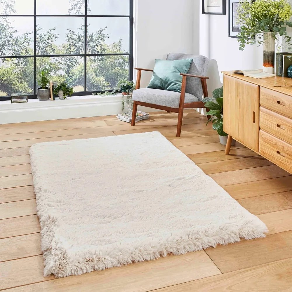 Kremowy dywan 60x120 cm Super Teddy – Think Rugs