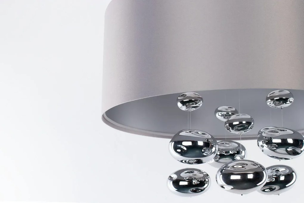 Lampa wisząca BUBBLE LIGHT 40cm szara BPS KONCEPT
