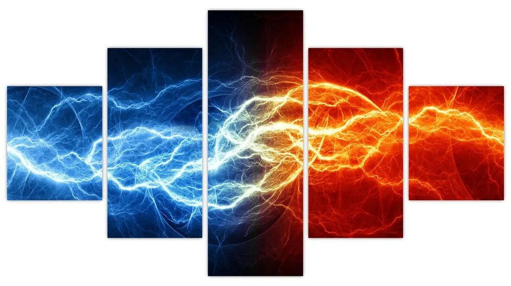 Obraz napięcia elektrycznego (125x70 cm)