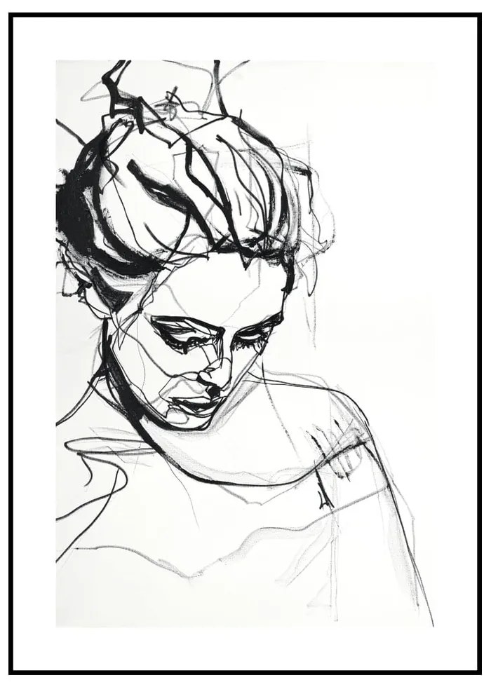 Obraz 50x70 cm Silhouette – Malerifabrikken