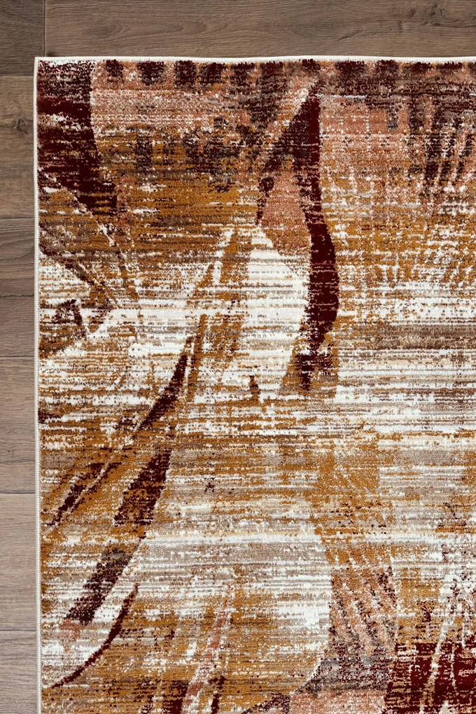 Dywan vintage Vivaldi abstrakcja brązowy 80 cm x 150 cm