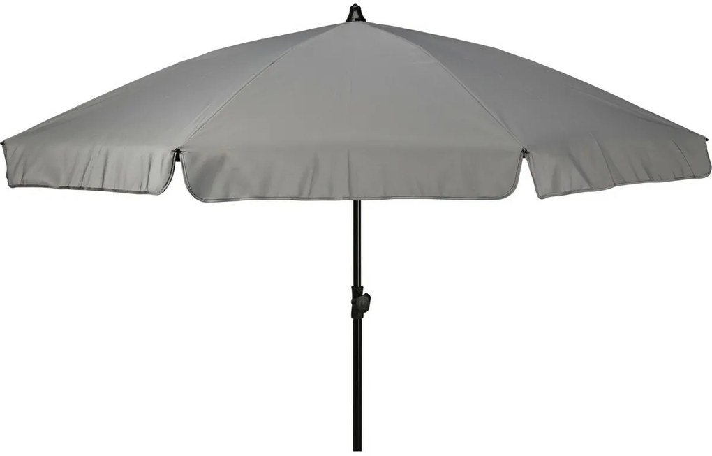 Parasol plażowy z pochyleniem śr. 185 cm, szary