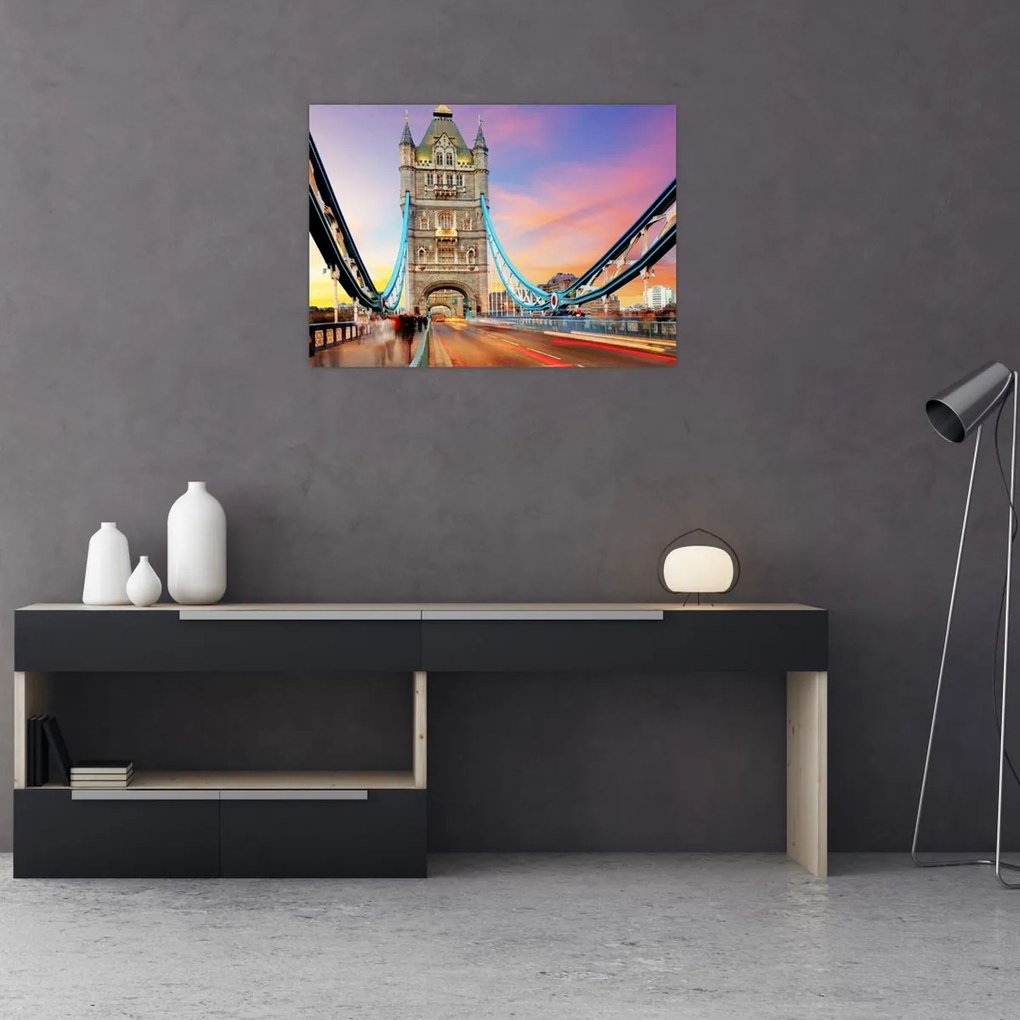 Obraz na szkle - Tower Bridge (70x50 cm)