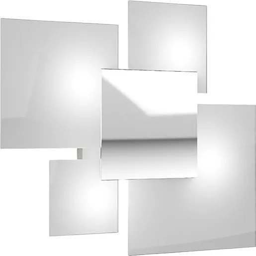 Nowoczesna lampa sufitowa 1088/45-BI Białe szkło 4xG9