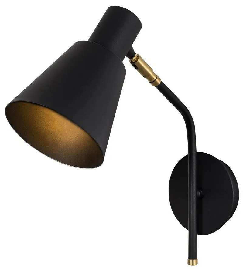 Kinkiet lampa ścienna Sivani - MR-664, czarny/złoty