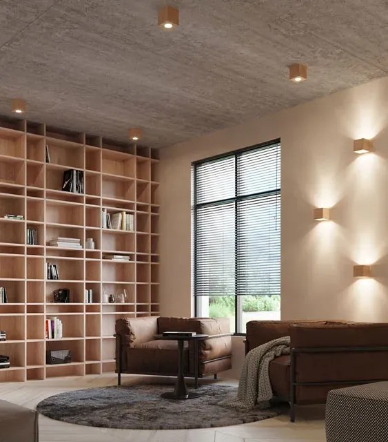 Drewniany plafon w stylu skandynawskim E769 N1-F76