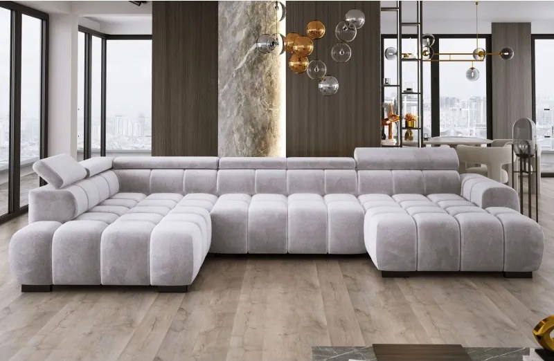 Narożnik BULL XL Lewostronny z elektryczną funkcją regulacji tkanina Salvador 14 WERSAL