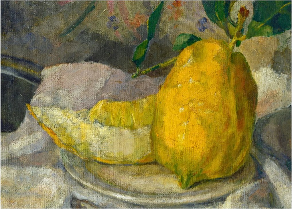 Obraz - French 19th Century, Melon and Lemon, reprodukcje (70x50 cm)