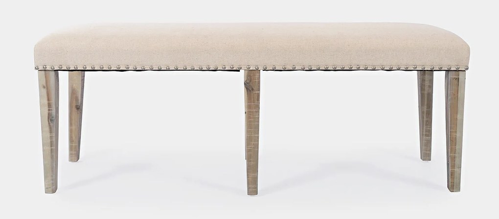 Ławka 132x49,5x48,5 cm beżowa Avola AV1933-52