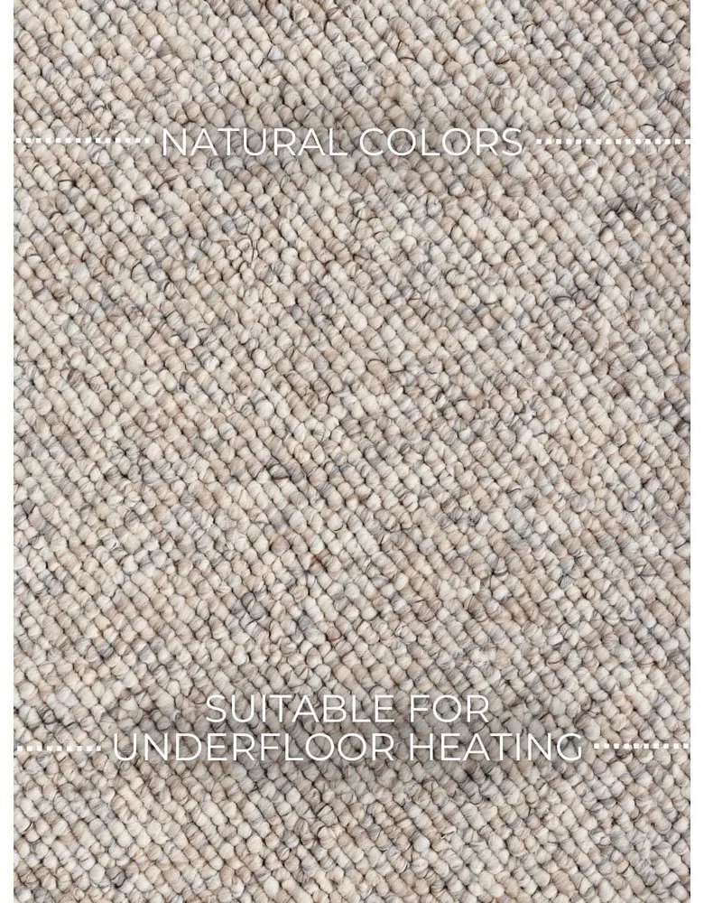 Szarokremowy dywan odpowiedni do prania 240x340 cm Rocco Dark Cream – Elle Decoration